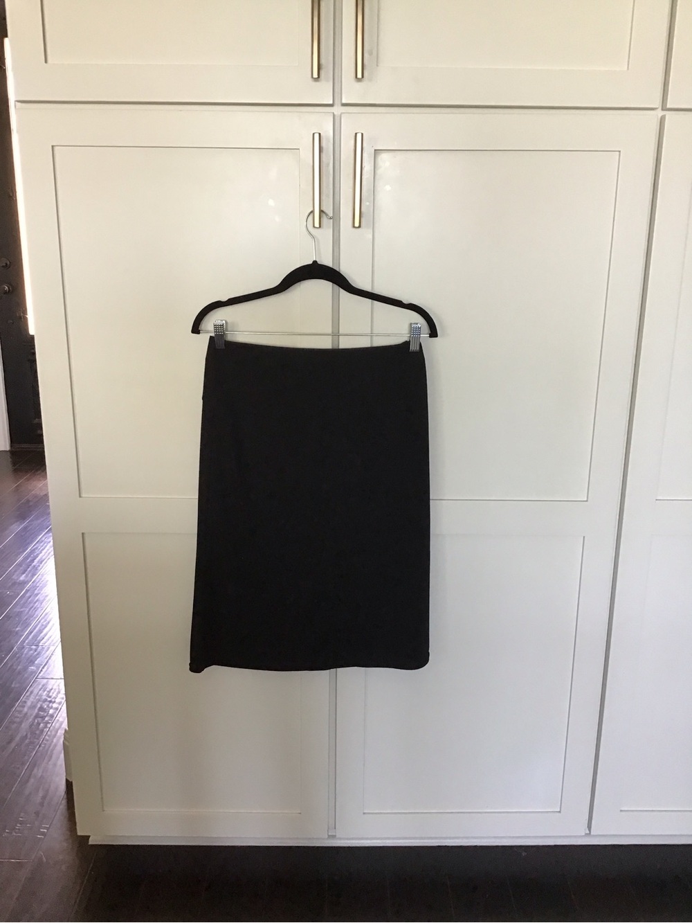 Finity Black Women's Pencil Skirt